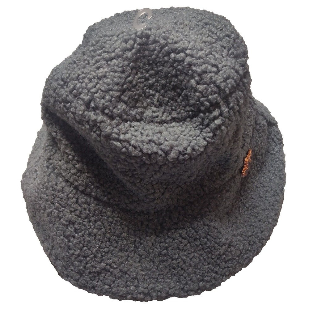 JUICY BY JUICY COUTURE Women‎ One Size GRAY Fleece BUCKET HAT NEW
